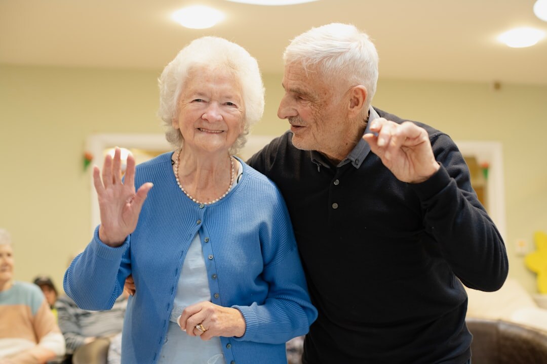 seniors doing gentle exercise